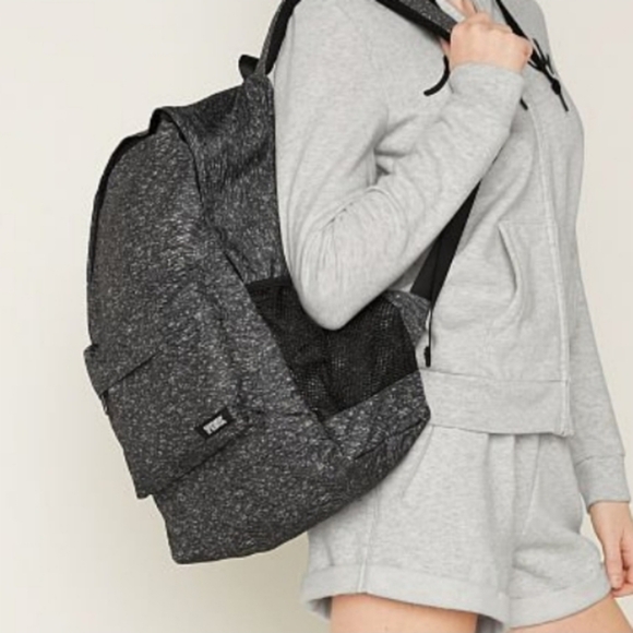 PINK Victoria's Secret Gray Sporty Backpack - Picture 1 of 8